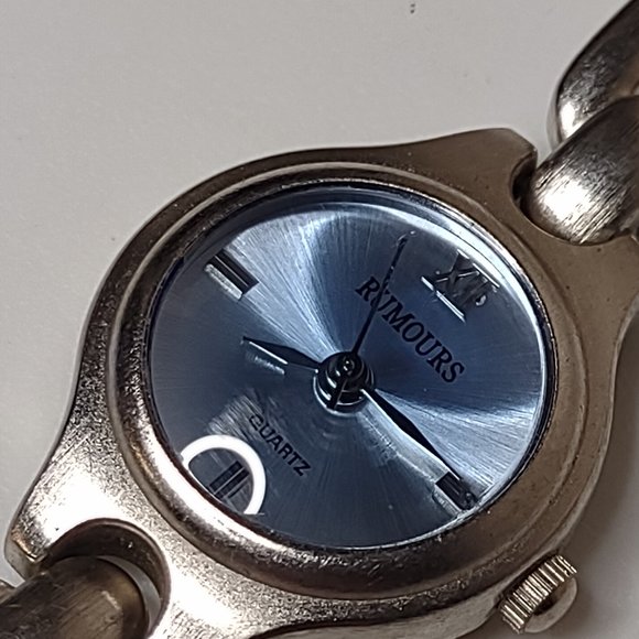 Silver Tone Metal And Blue Rumours Watch - Picture 4 of 14